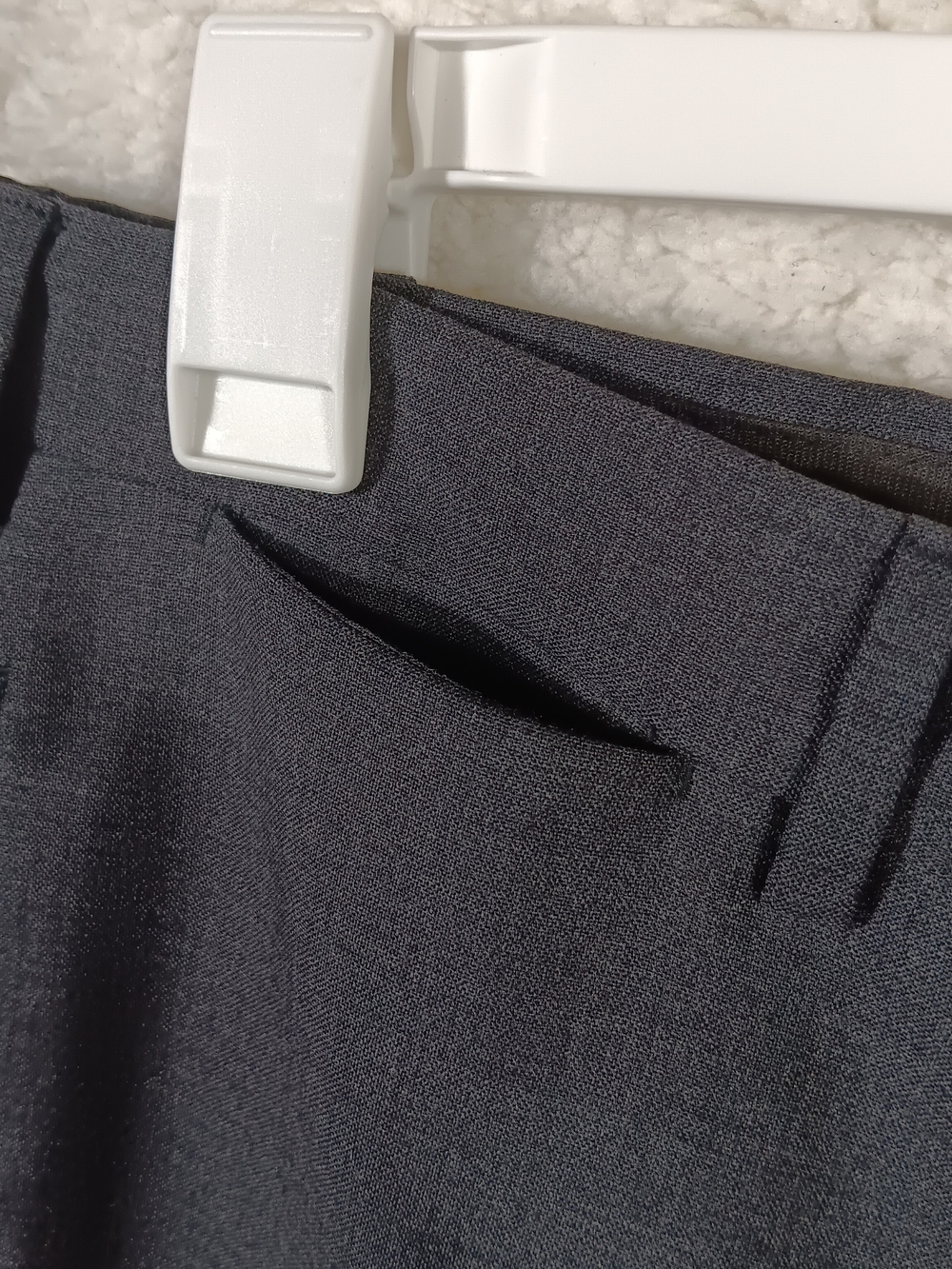 Vintage Polo Ralph Lauren Pants Mens 36x30 Gray 100% Wool Pleated Dress Talon - Picture 5 of 13